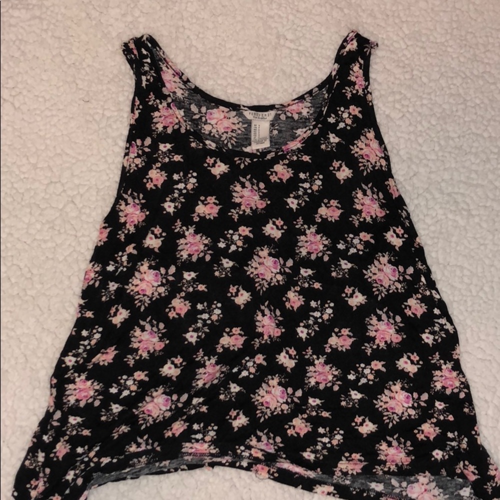 Forever 21 Floral Tank Top